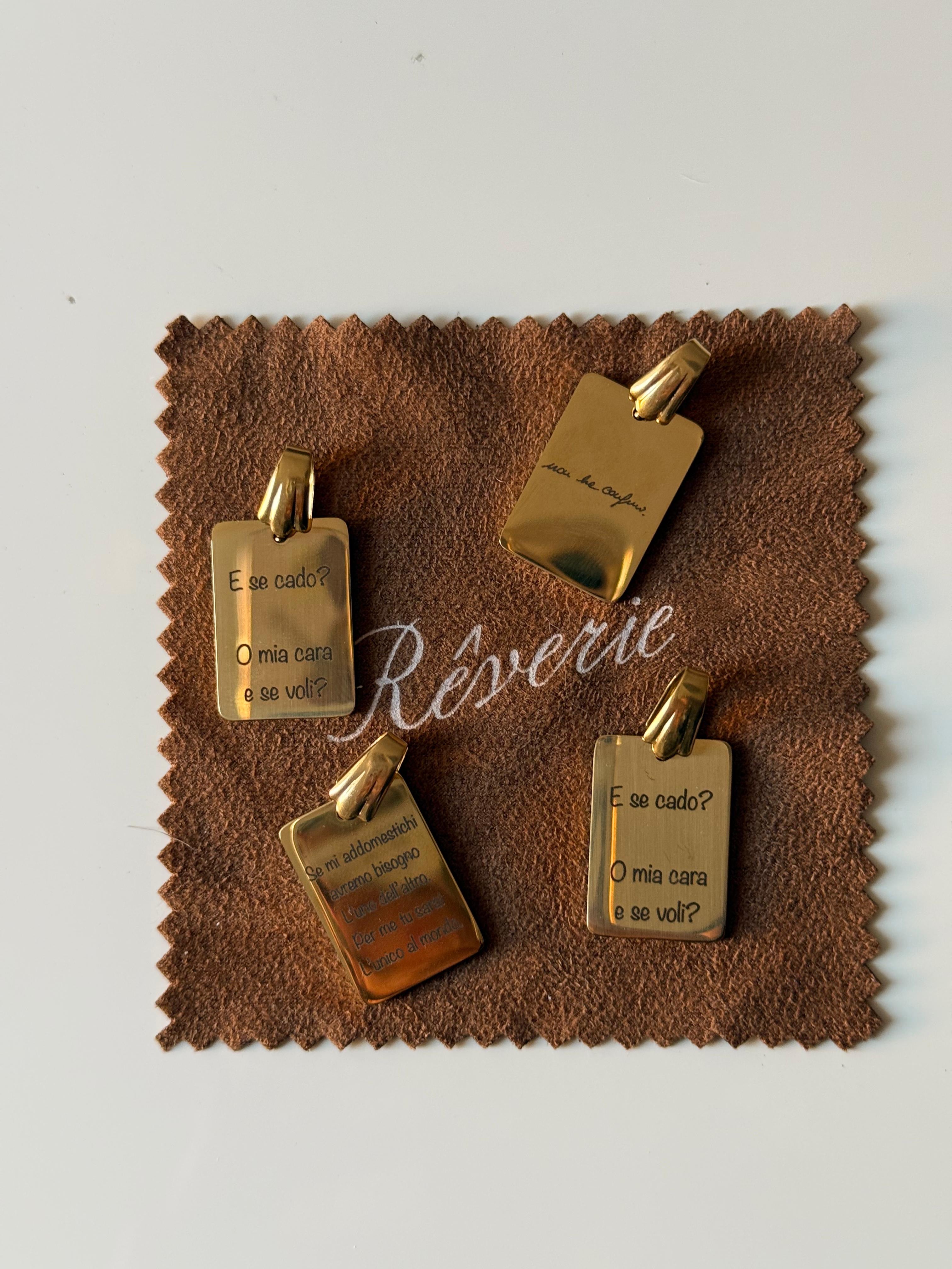 Ciondolo "Custode di parole" - Leggi ATTENTAMENTE la DESCRIZIONE PRIMA di procedere