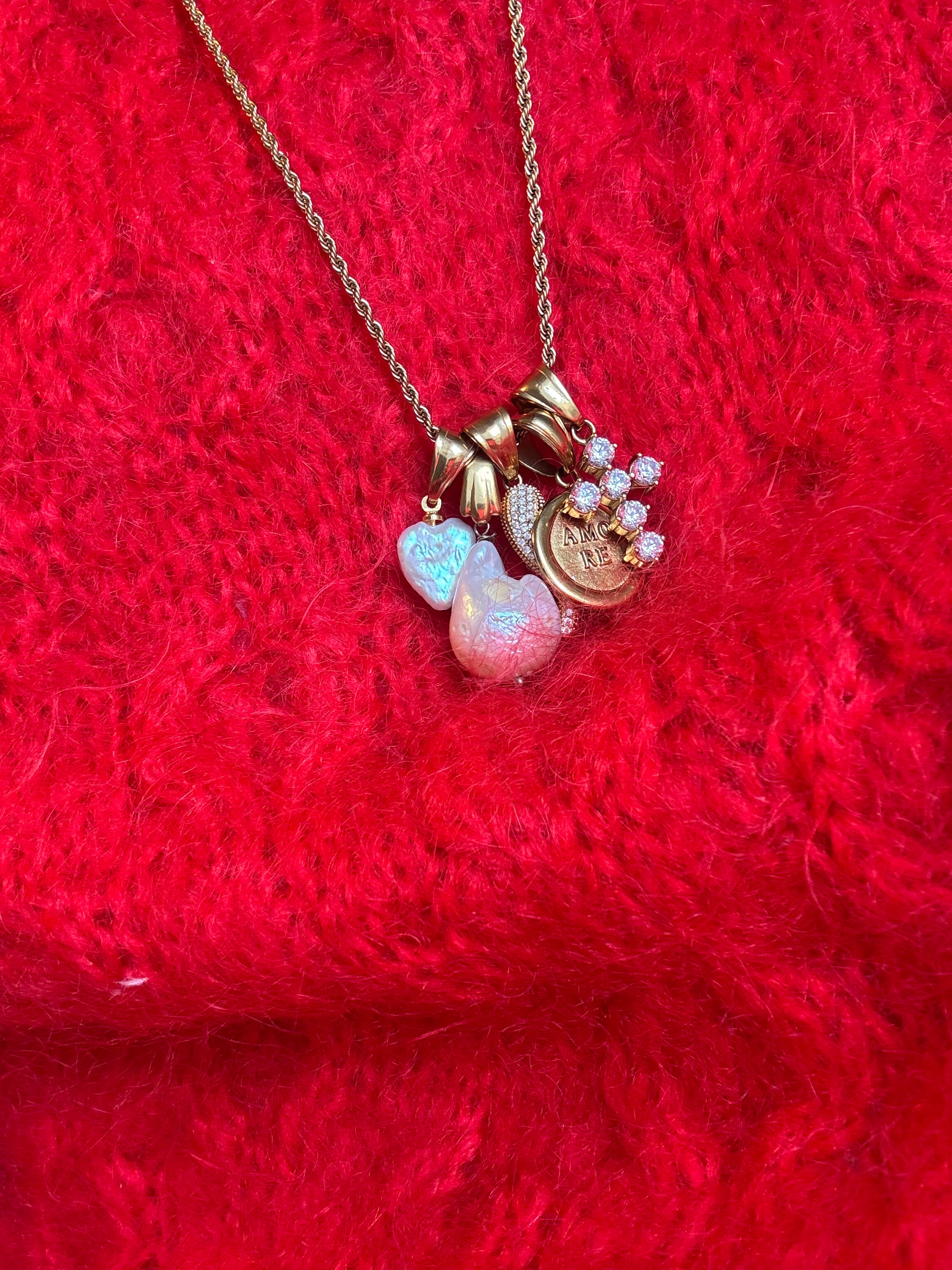 Ciondolo "Cuore di panna"