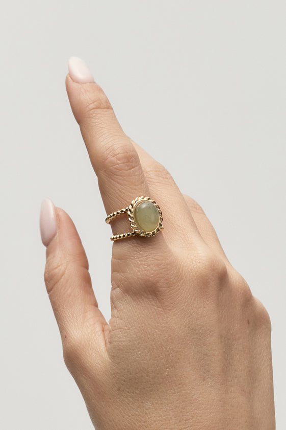 Anello "Occhi verde bosco"