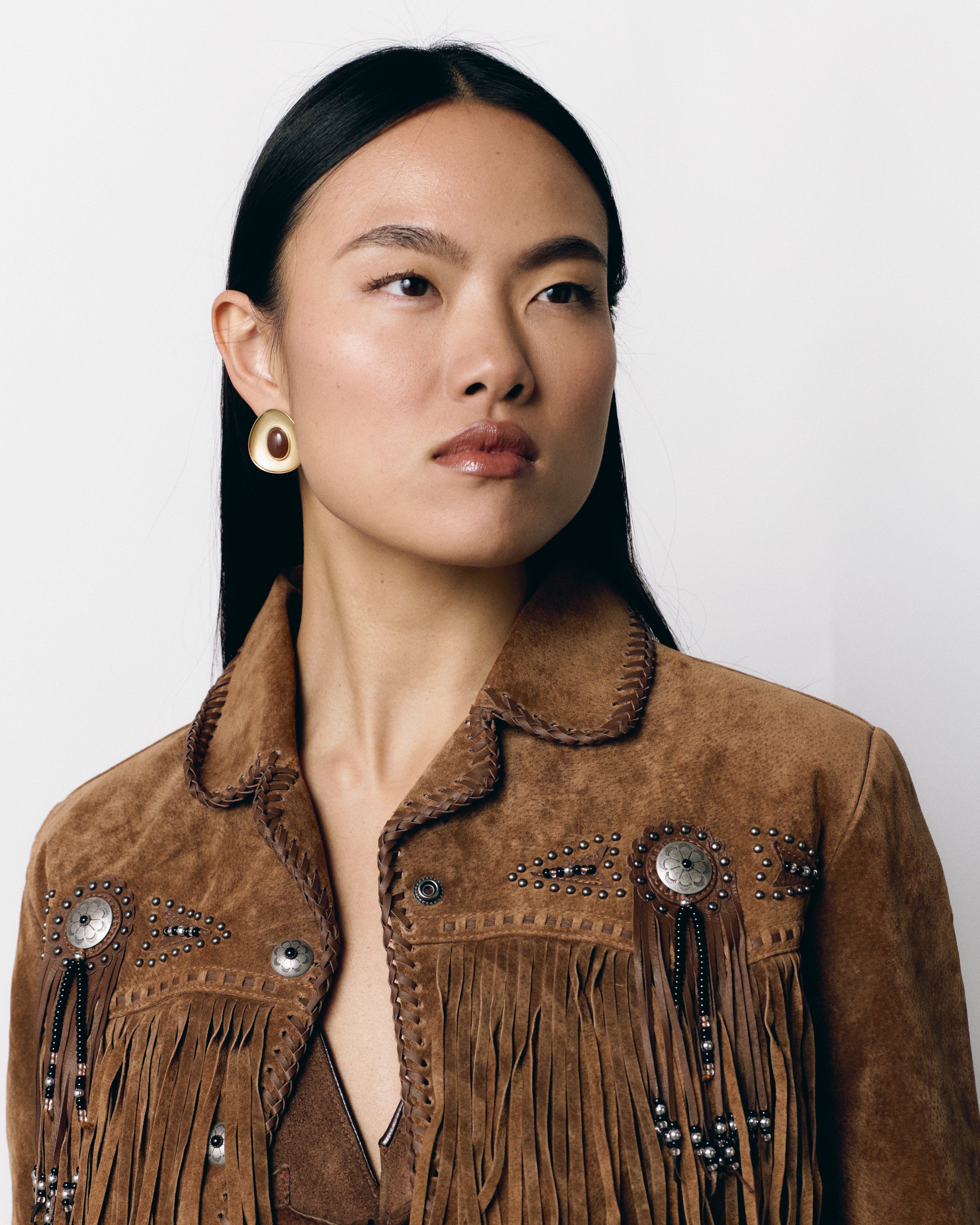 Orecchini "Cuore di cioccolato"