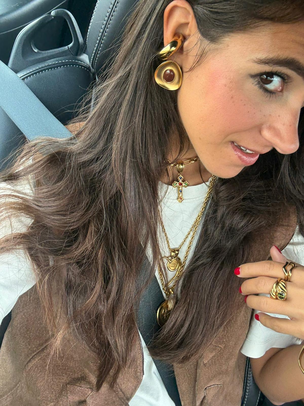 Orecchini "Cuore di cioccolato"