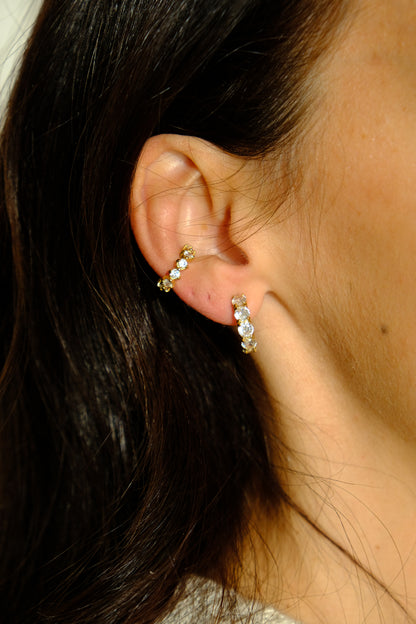 Orecchini "Bagliore dorato"