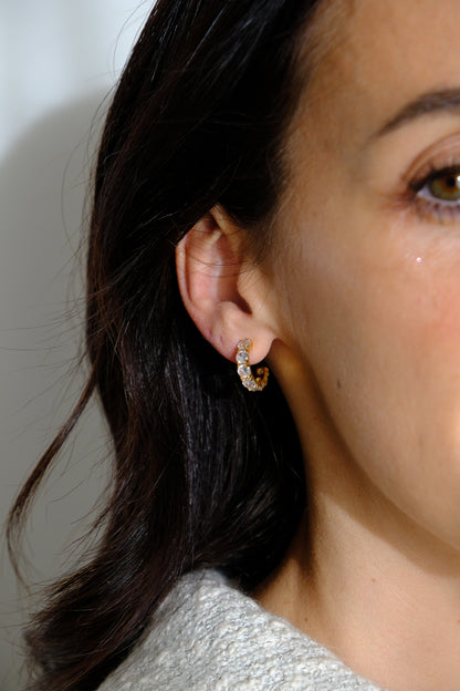 Orecchini "Bagliore dorato"