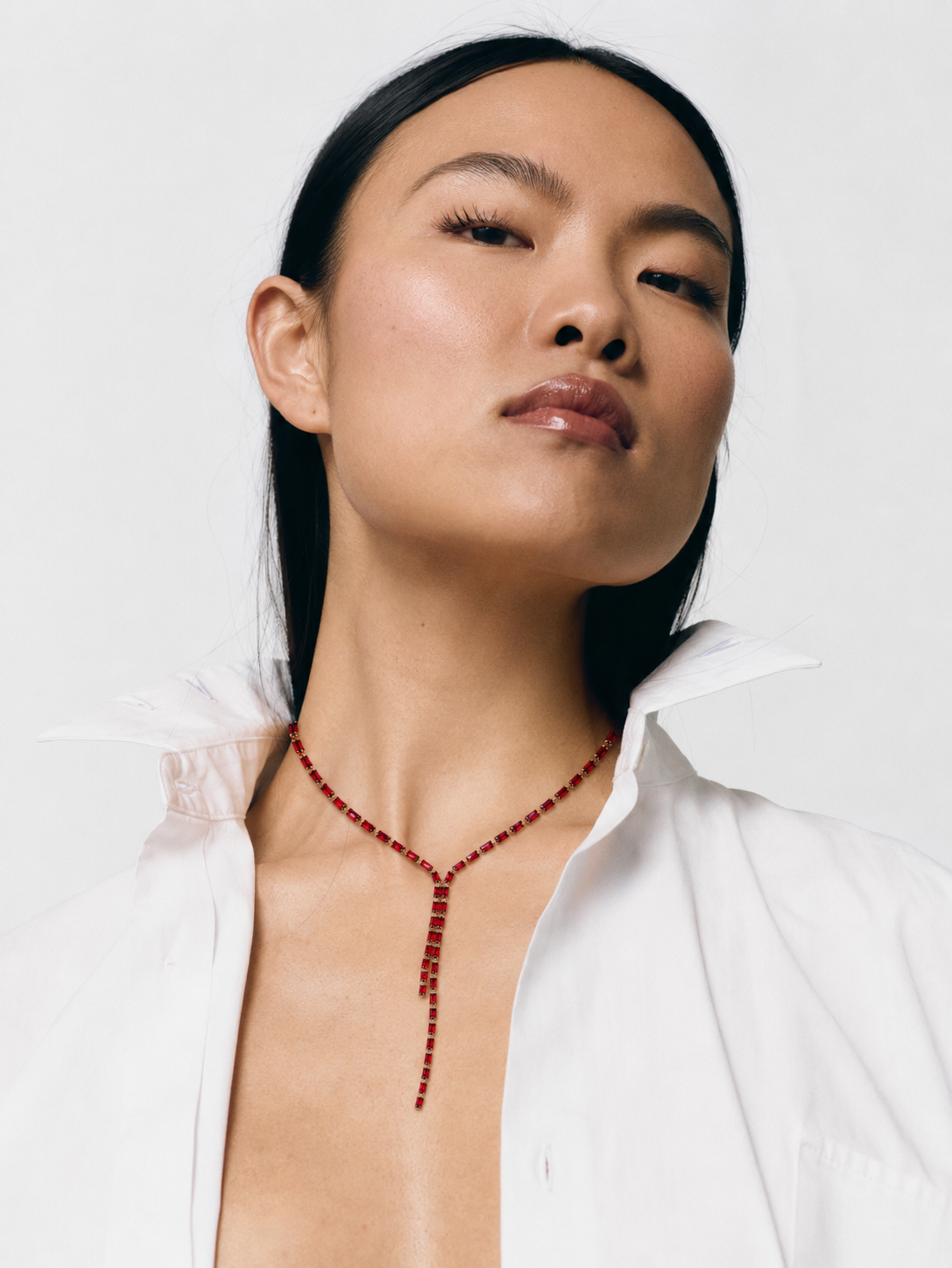 Collana "Rosso di sera"