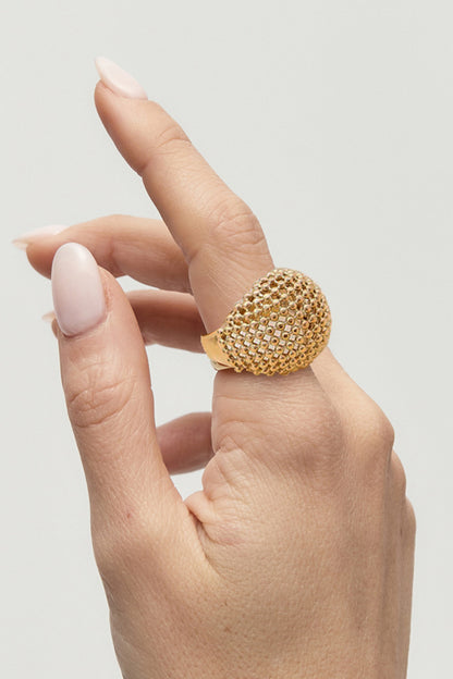 Anello &quot;Ricami dorati&quot;