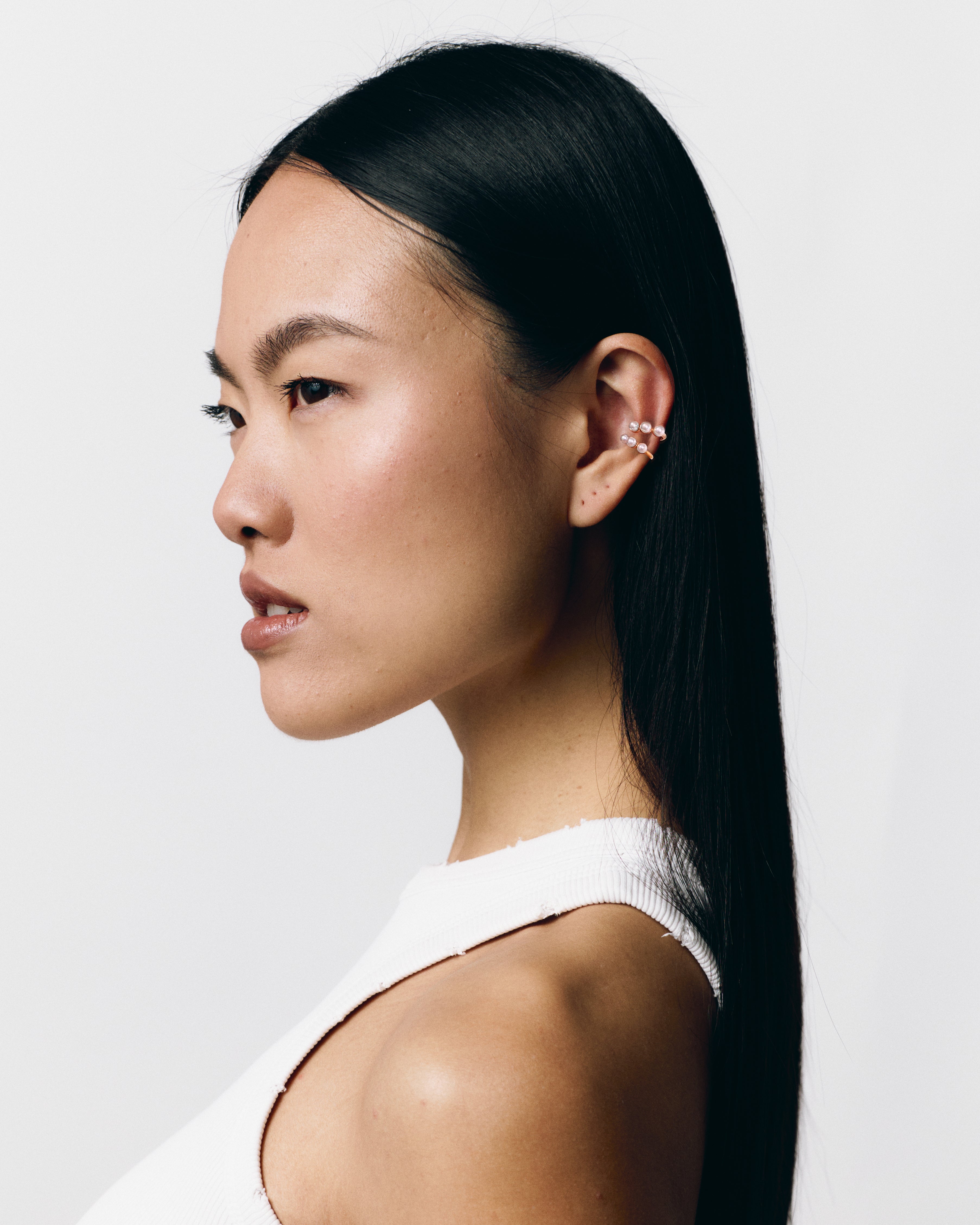 Earcuff "Perla Sospesa"