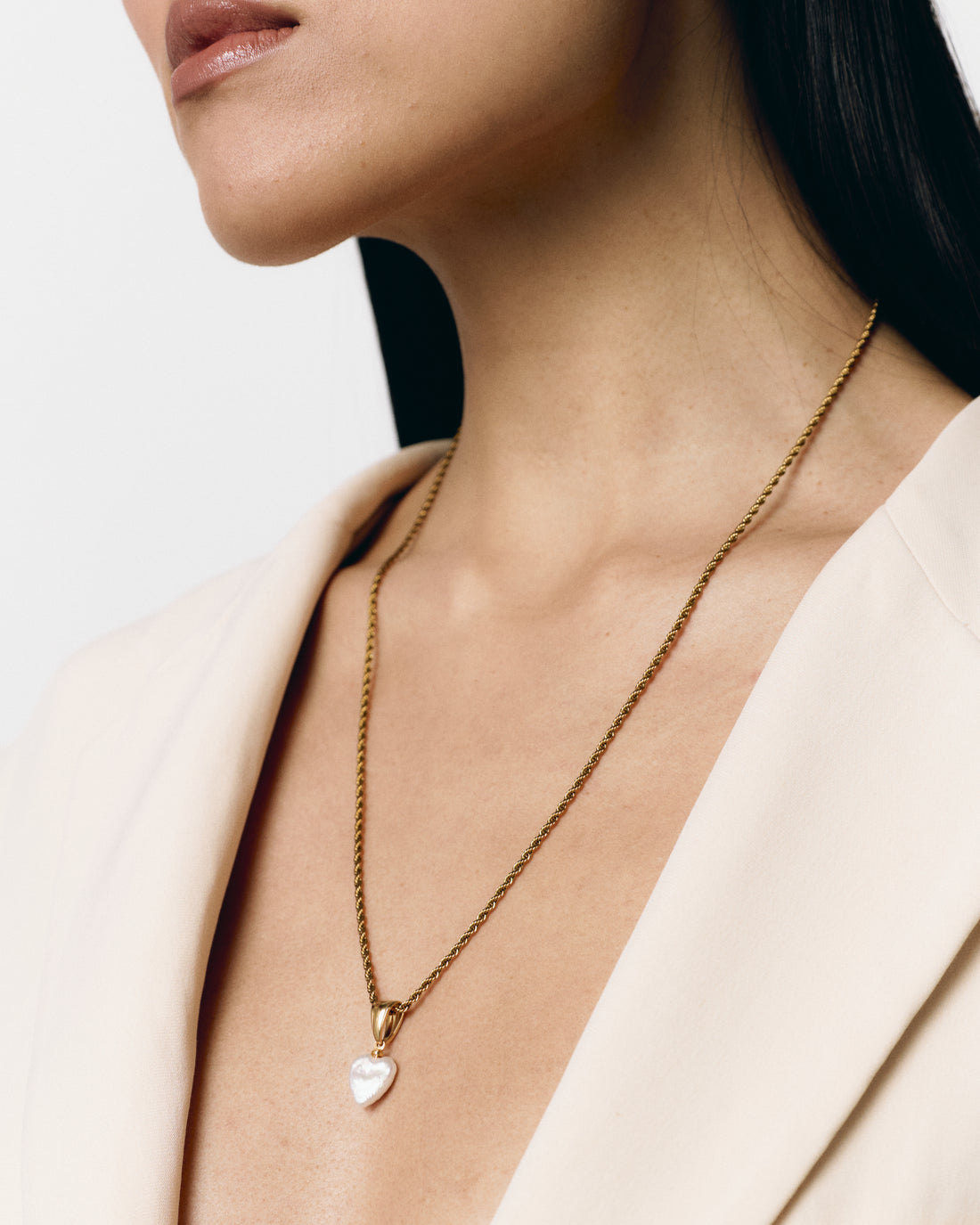 Ciondolo "Cuore di panna"