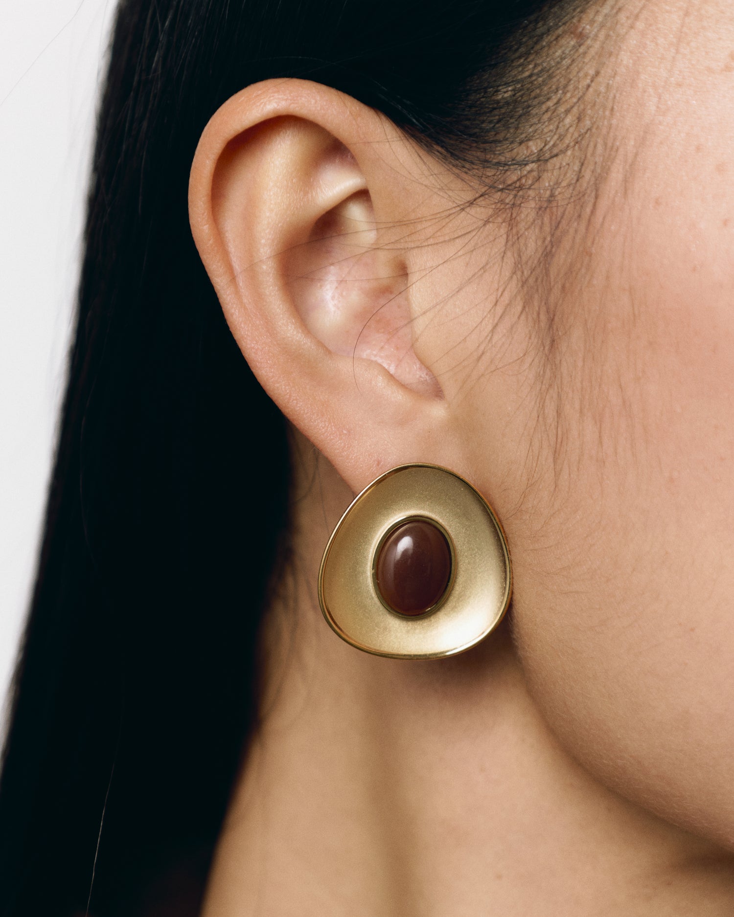 Orecchini "Cuore di cioccolato"