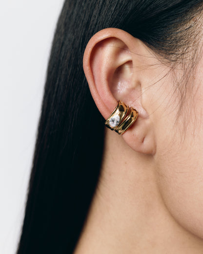 "Silver Dawn" Earcuff