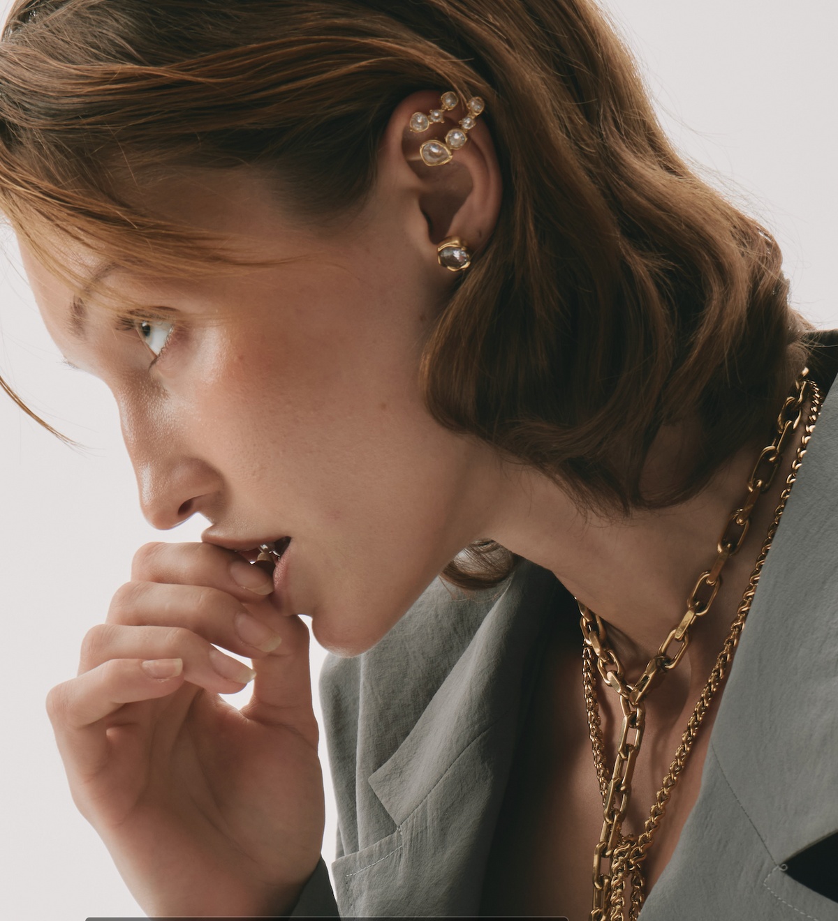 Earcuff "Resta con me"