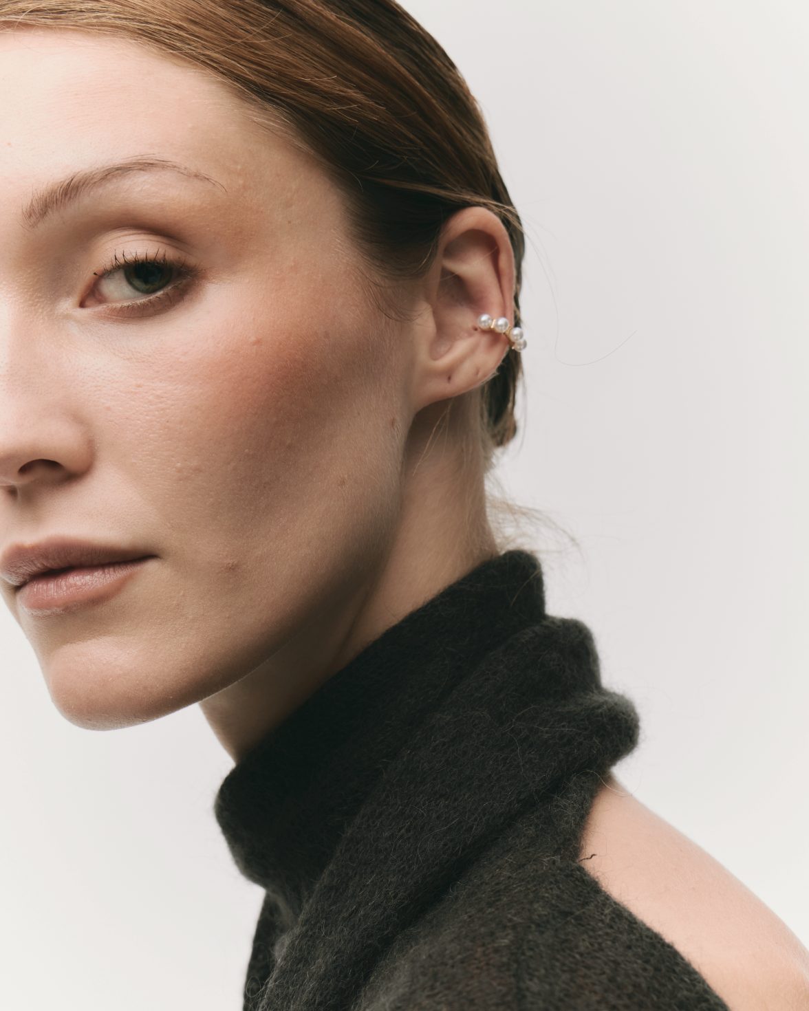Earcuff "Perla Sospesa"