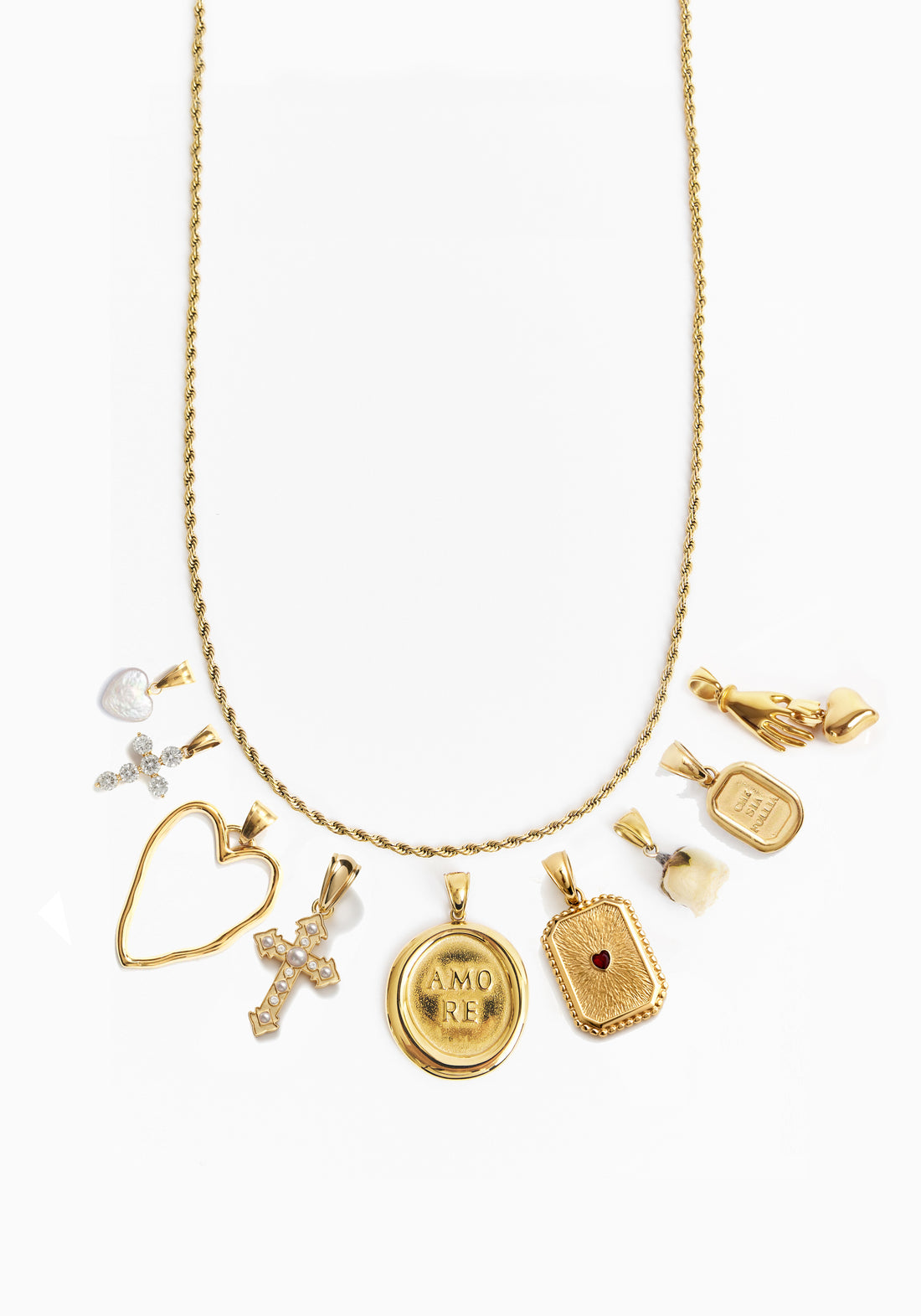 COMPONI LA TUA COLLANA - RICORDATI DI SELEZIONARE I CIONDOLI CHE DESIDERI 🫶🏼