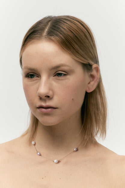 "White eclipse" Necklace